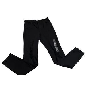 Express women’s NWOT black high rise stretch distressed jean legging